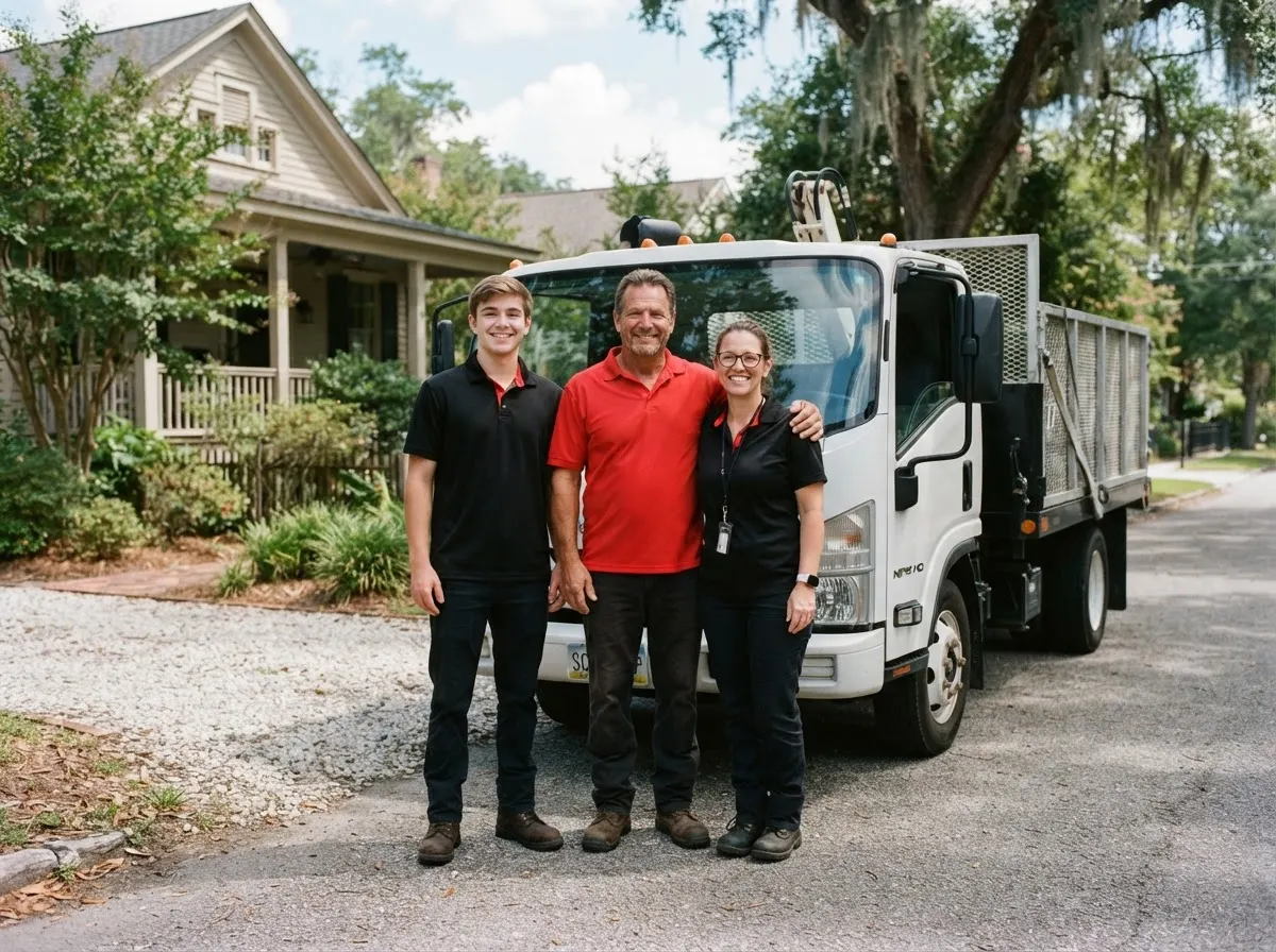 LoadPro Dumpster Rental dumpster team in Charleston, SC